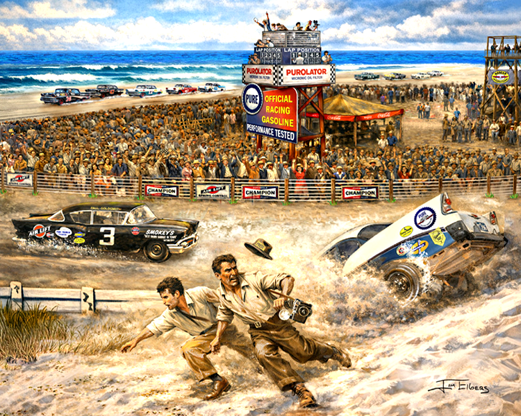 Slam Collections the Last Race Giclee Print 16x20