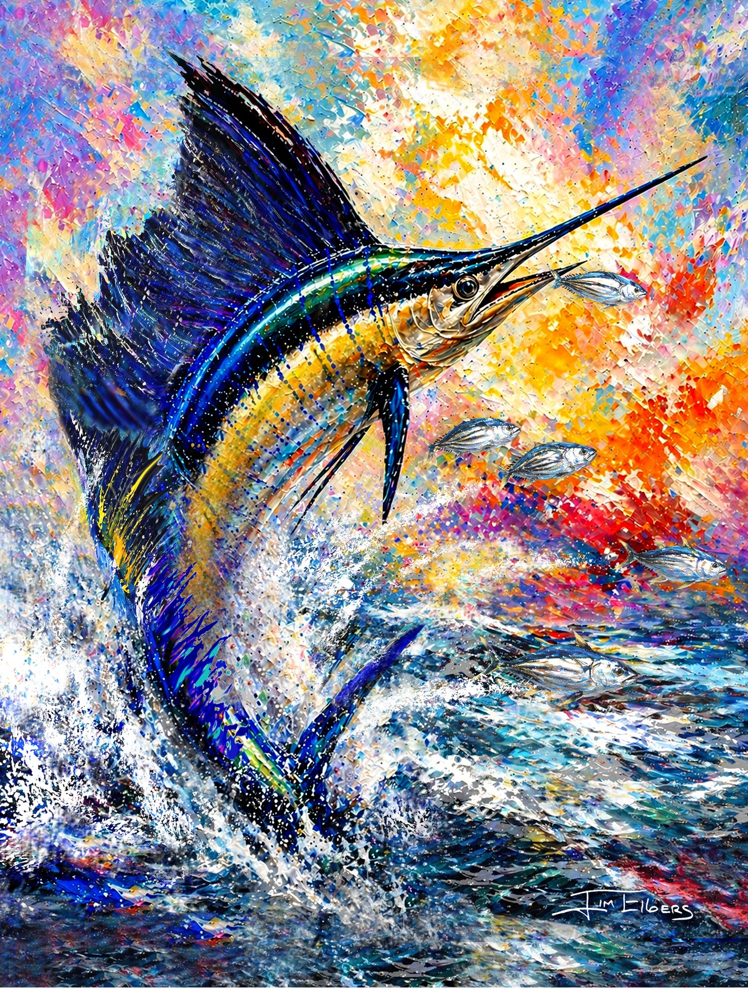 Slam collections Sailfish Slam Giclee 16X20