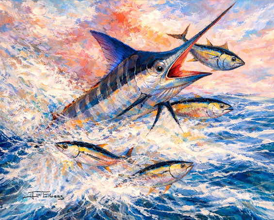Slam collections Blue-Marlin Giclee 16X20